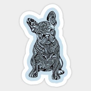 Polynesian Frenchie Sticker